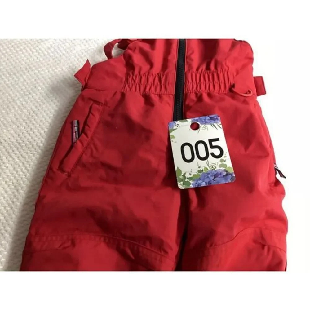 Amazon‎ Kids Red Snow Bib Overalls Ski Pants 2T Insulated Snowsuit Waterproof